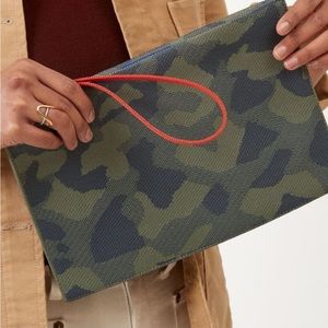 Rothy’s camo wristlet bag. Brand new, never used.